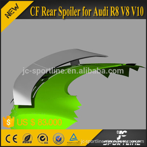 JC Sportline Car Carbon Fiber Rear Wing for Audi R8 V8 V10